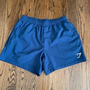 Gymshark Arrival 5” Navy Blue Shorts